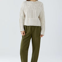 Oui Cable Pullover