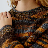 Oui Striped Wool Pullover