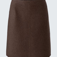 Oui Wool Skirt - Chocolate Torte