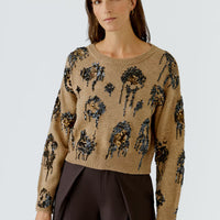 Oui Sequin Pullover