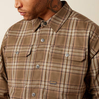 Ariat Mens Rebar Flannel Insulated Shirt Jacket