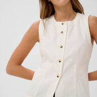 In-Wear ELLYIW Denim Waistcoat Blouse