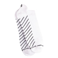 Swole Panda White Performance Trainer Sock