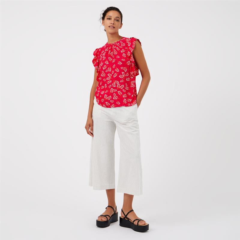 Great Plains Meadow Spritz Eco Sleeveless Frill Top