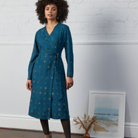 Nomads Spot Print Wrap Dress