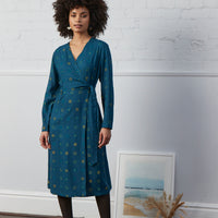 Nomads Spot Print Wrap Dress