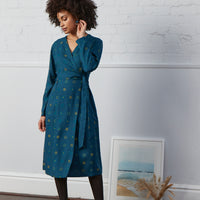 Nomads Spot Print Wrap Dress