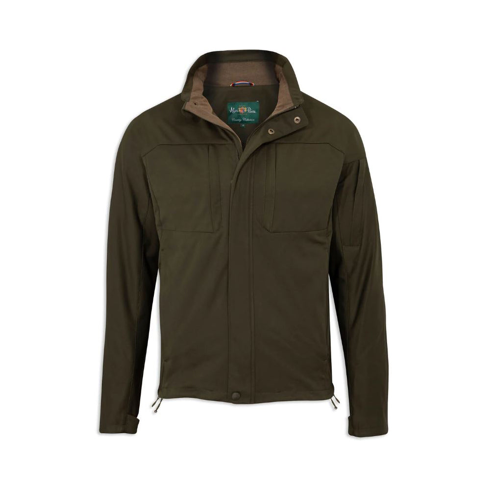 Alan Paine Mens Westermoor Softshell Jacket Olive Sinfoil Slater