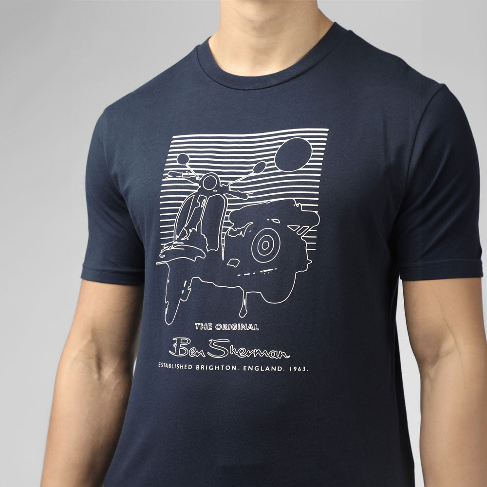Ben Sherman Summer Scooter T-Shirt