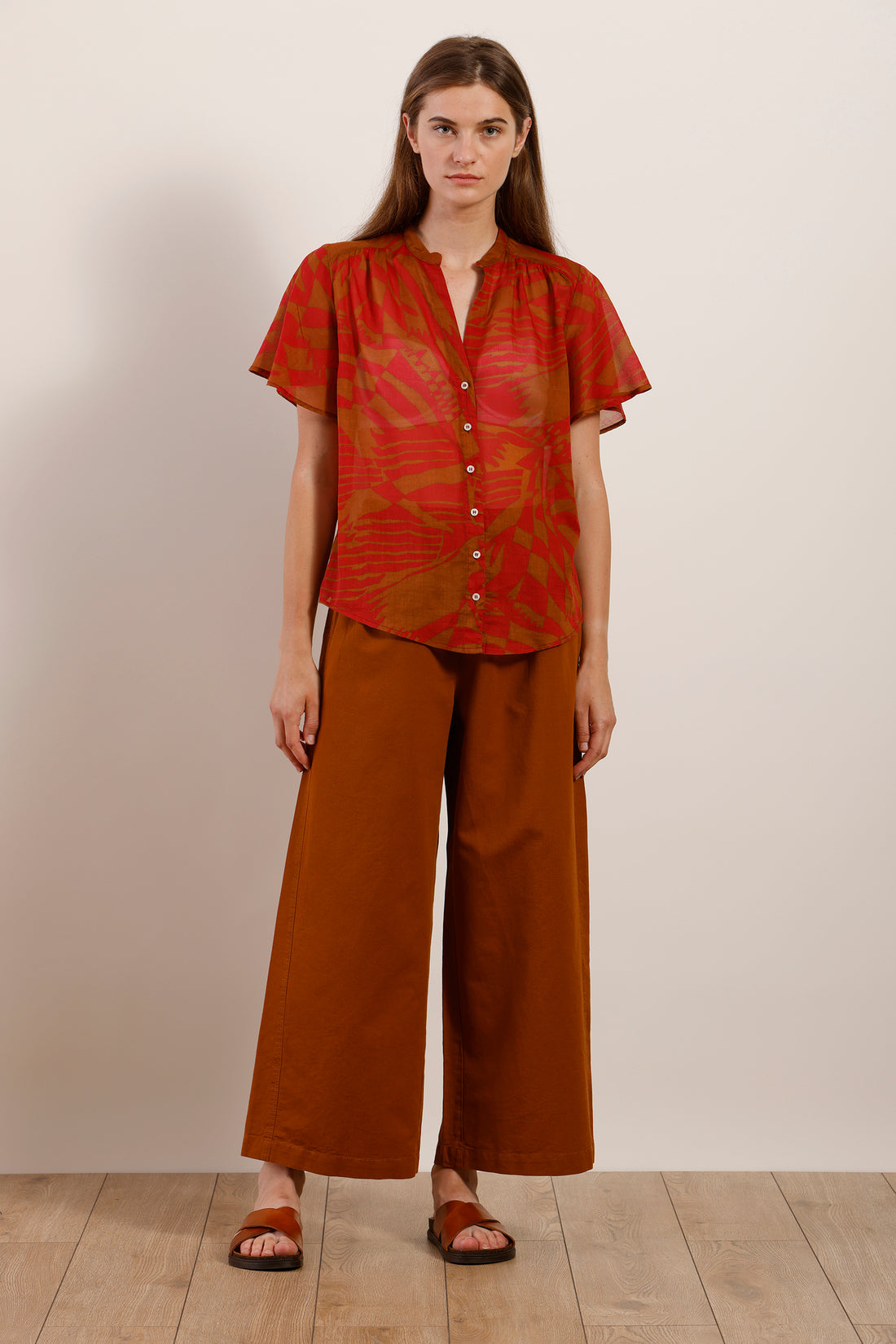 Mat De Misaine Printed Cotton Short Sleeve Shirt