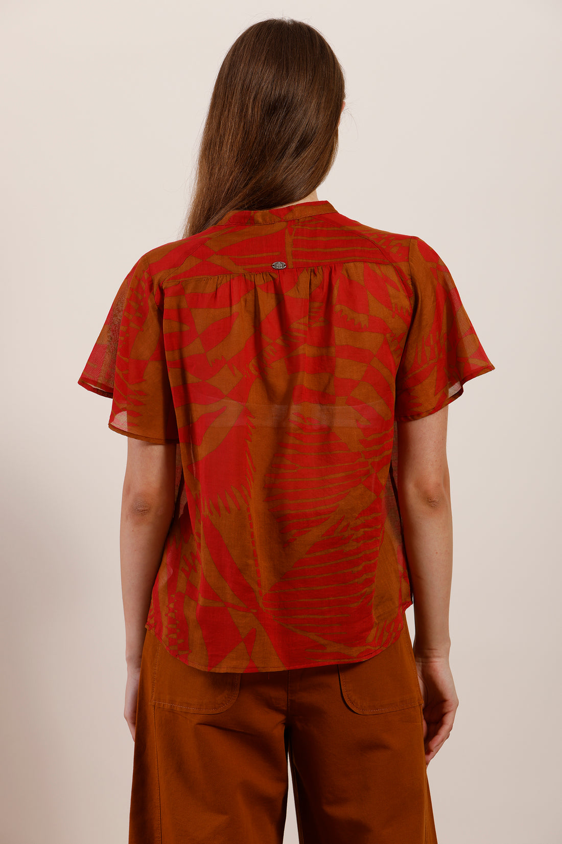 Mat De Misaine Printed Cotton Short Sleeve Shirt
