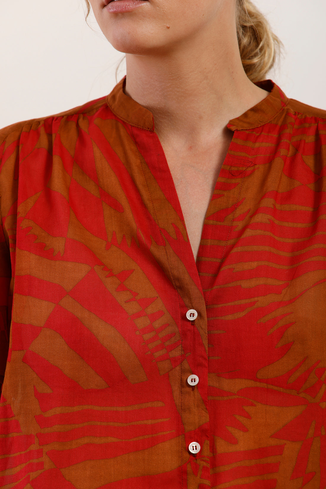 Mat De Misaine Printed Cotton Short Sleeve Shirt