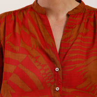 Mat De Misaine Printed Cotton Short Sleeve Shirt