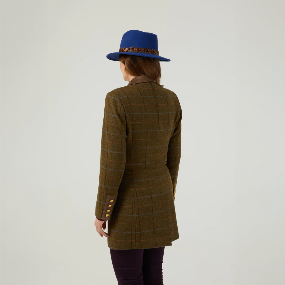Alan Paine Combrook Ladies Mid-Thigh Coat Back