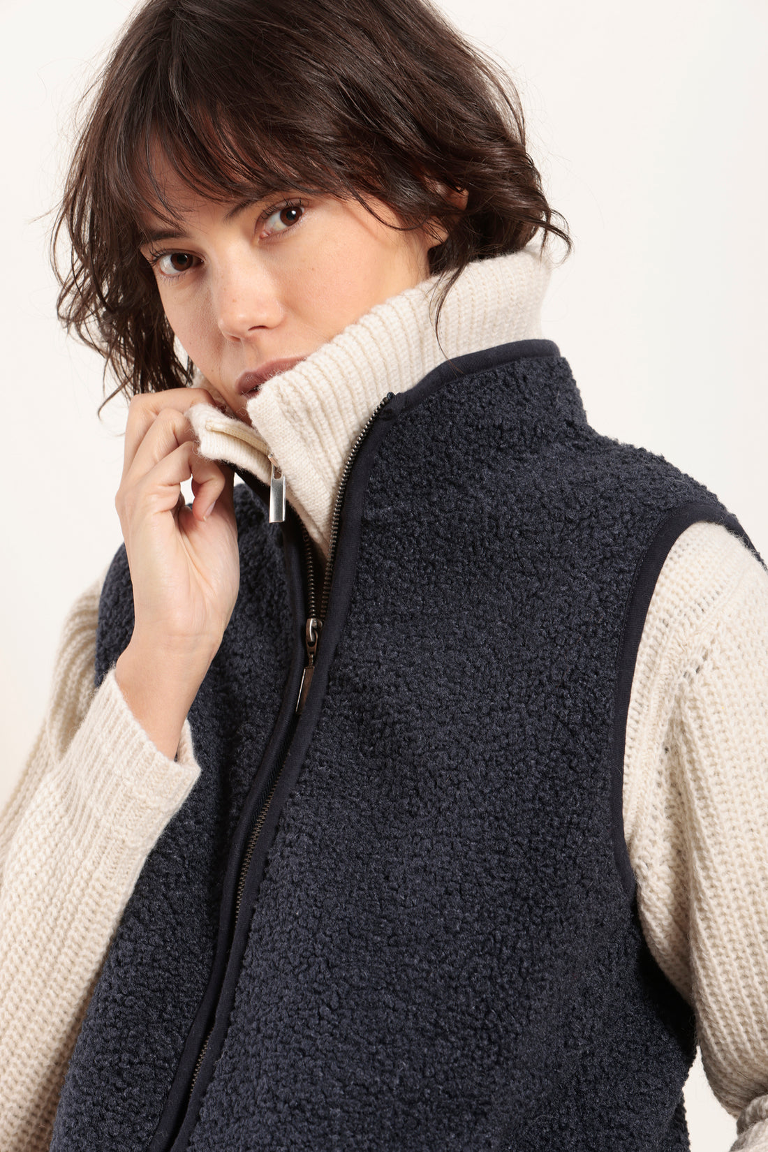 Mat de Misaine Gruissain Sherpa Vest Navy