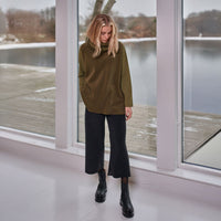 Henrietta Steffensen Flare Trousers Soft Black