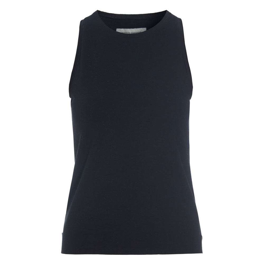 Henrietta Steffensen Round Neck Sleeveless Tank Top
