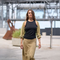 Henrietta Steffensen Round Neck Sleeveless Tank Top