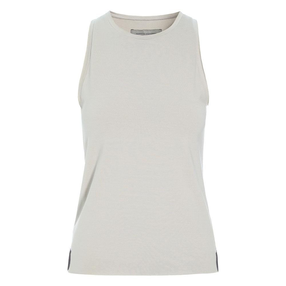 Henrietta Steffensen Round Neck Sleeveless Tank Top