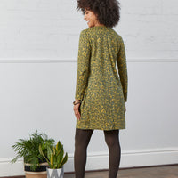 Nomads V Neck Cotton Jersey Tunic Dress