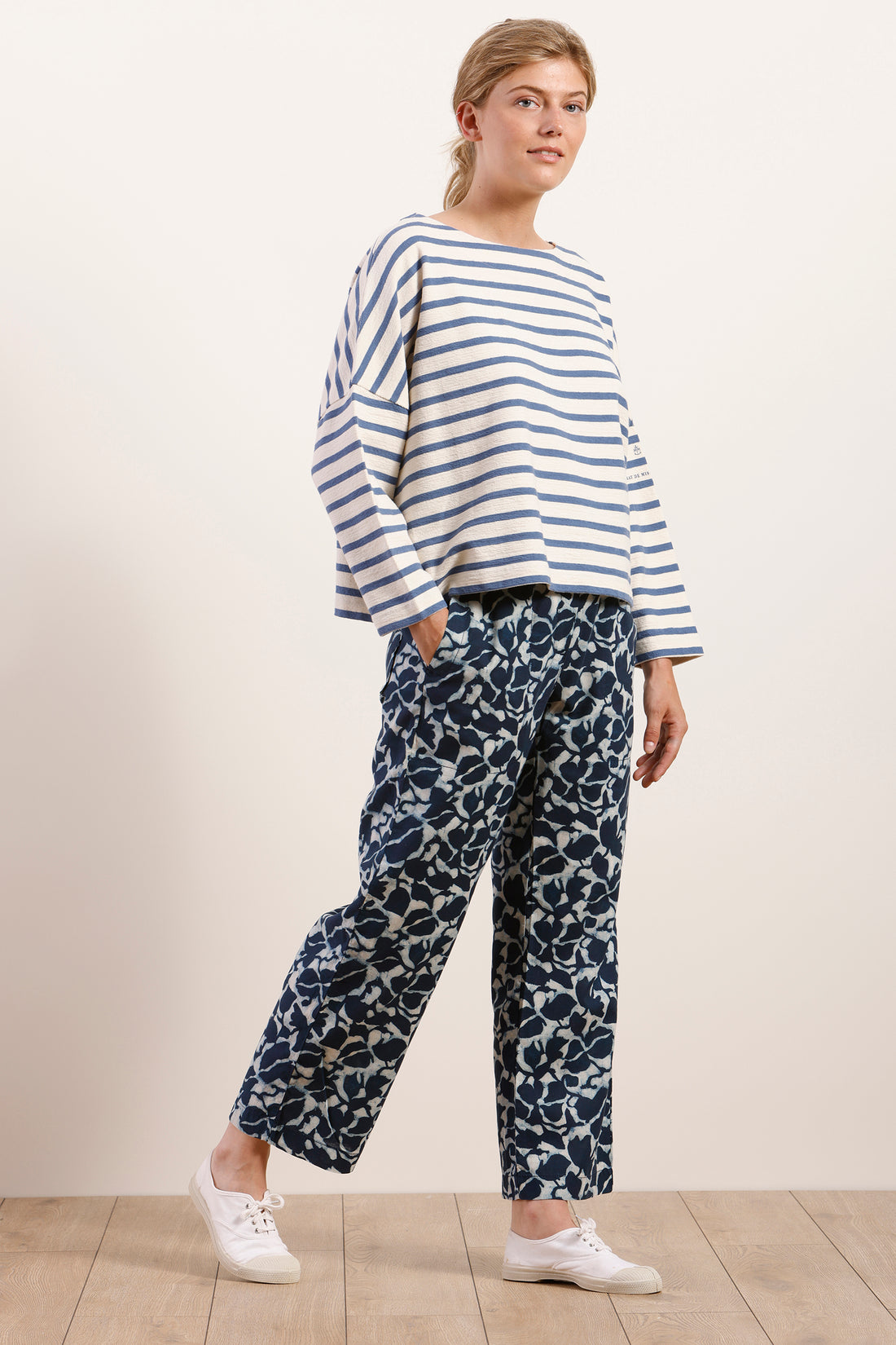 Mat De Misaine Oversized Organic Cotton Sailor Top