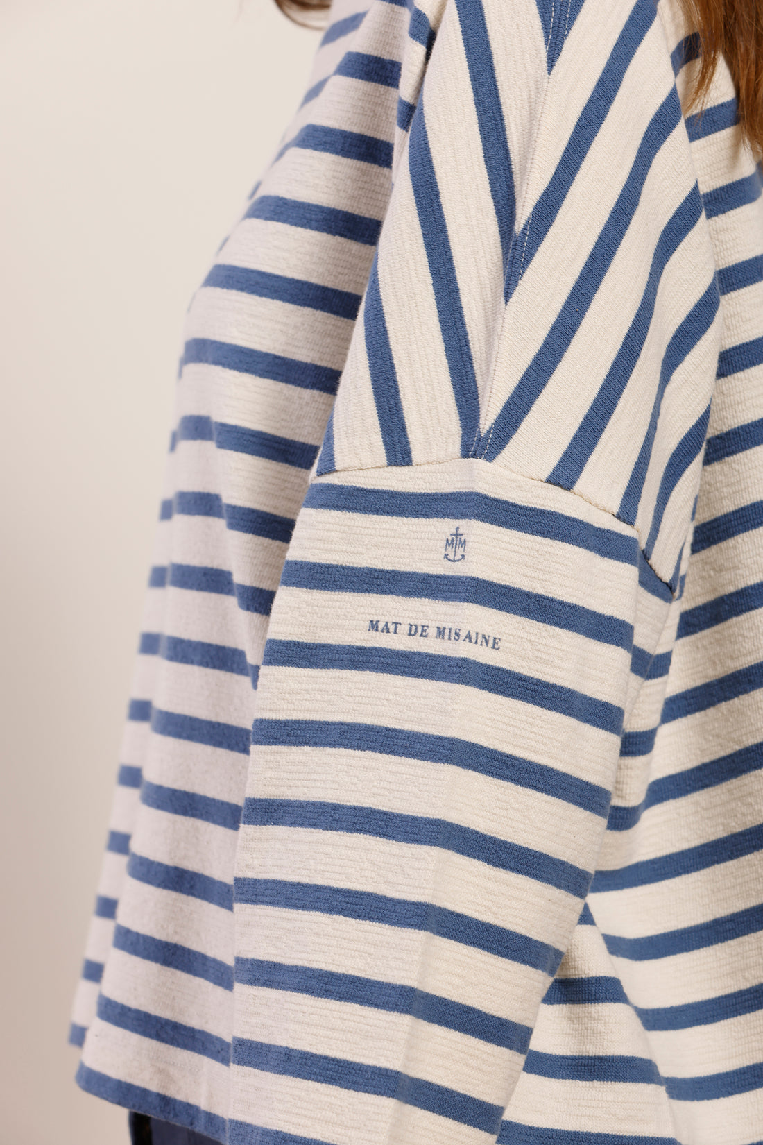 Mat De Misaine Oversized Organic Cotton Sailor Top