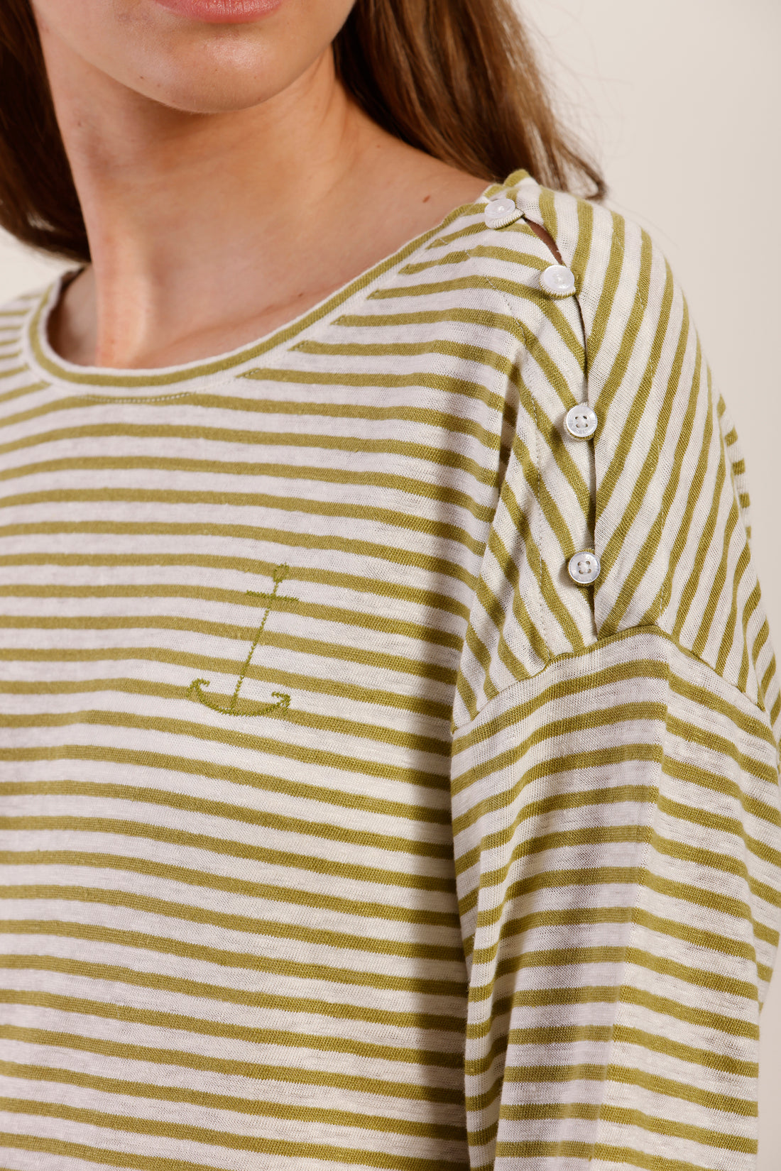 Mat De Misaine Linen Sailor Top