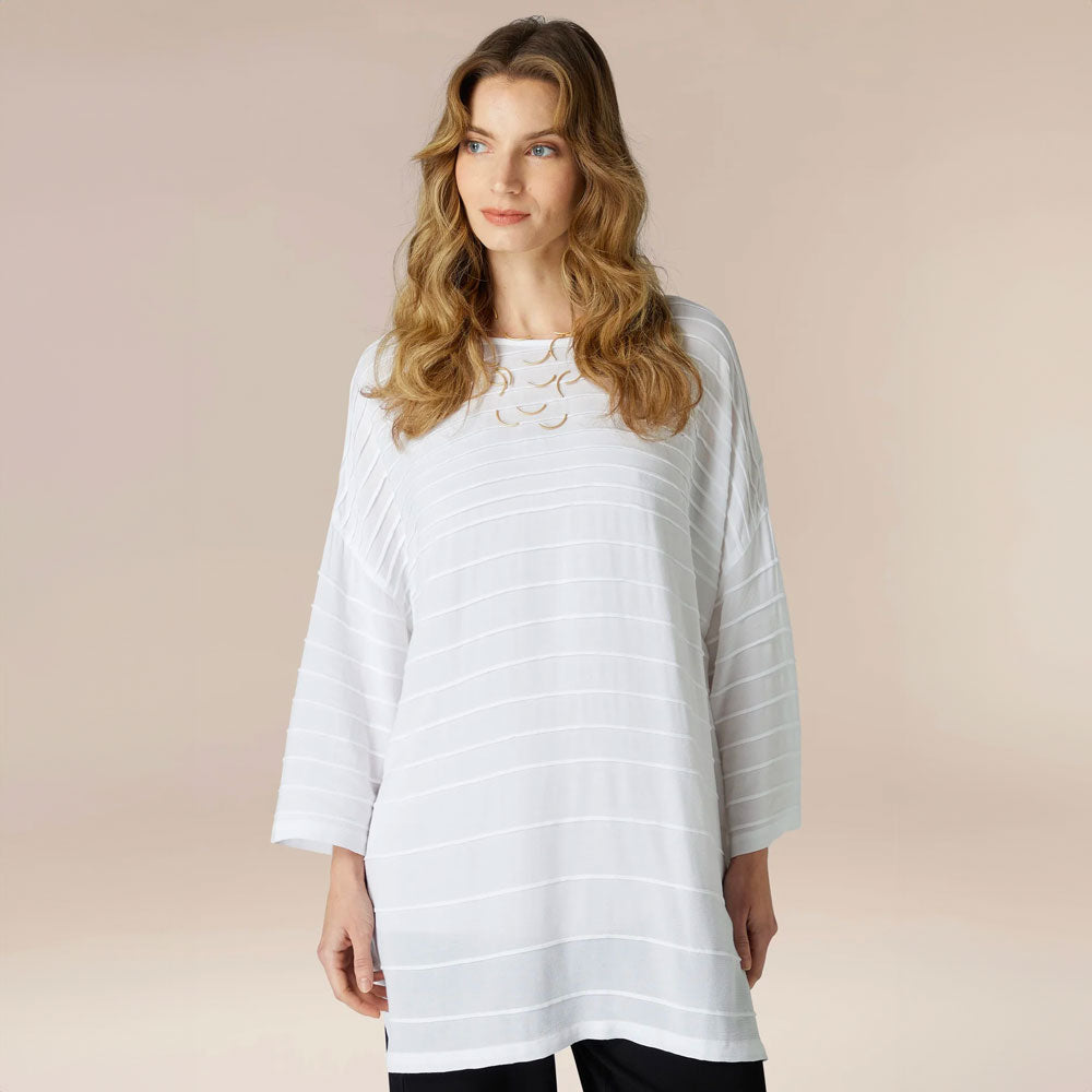Sahara Crepe Pleated Top