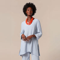 Sahara Textured Square Jacquard Tunic