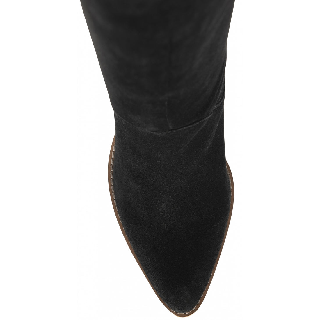 Ravel Black Suede Lumsden Heeled Knee High Boots