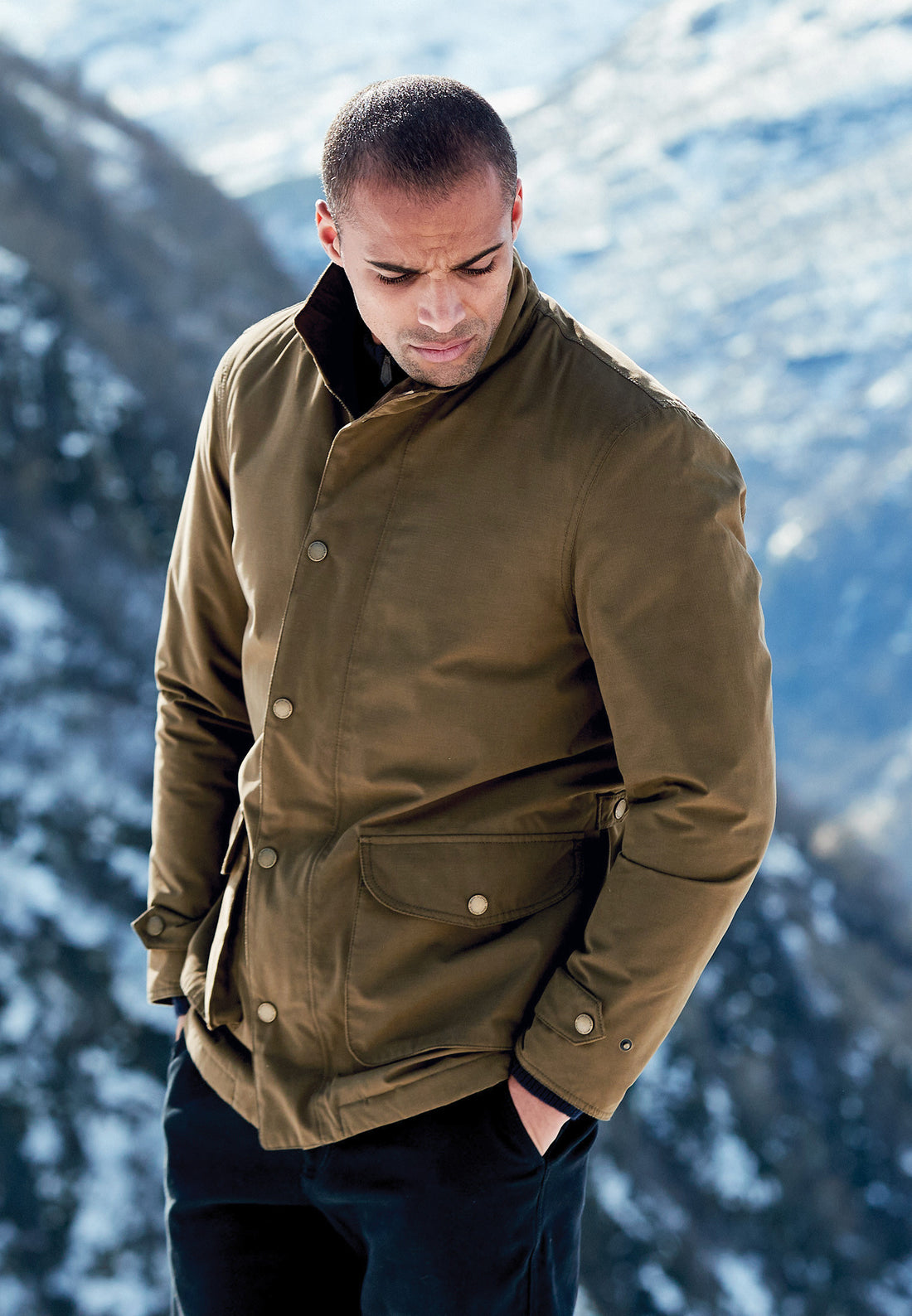 Brook Taverner Matthews  Half Length Waterproof Coat