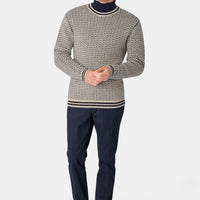 Brook Taverner Tolstoy Nordic Crew Neck Jumper