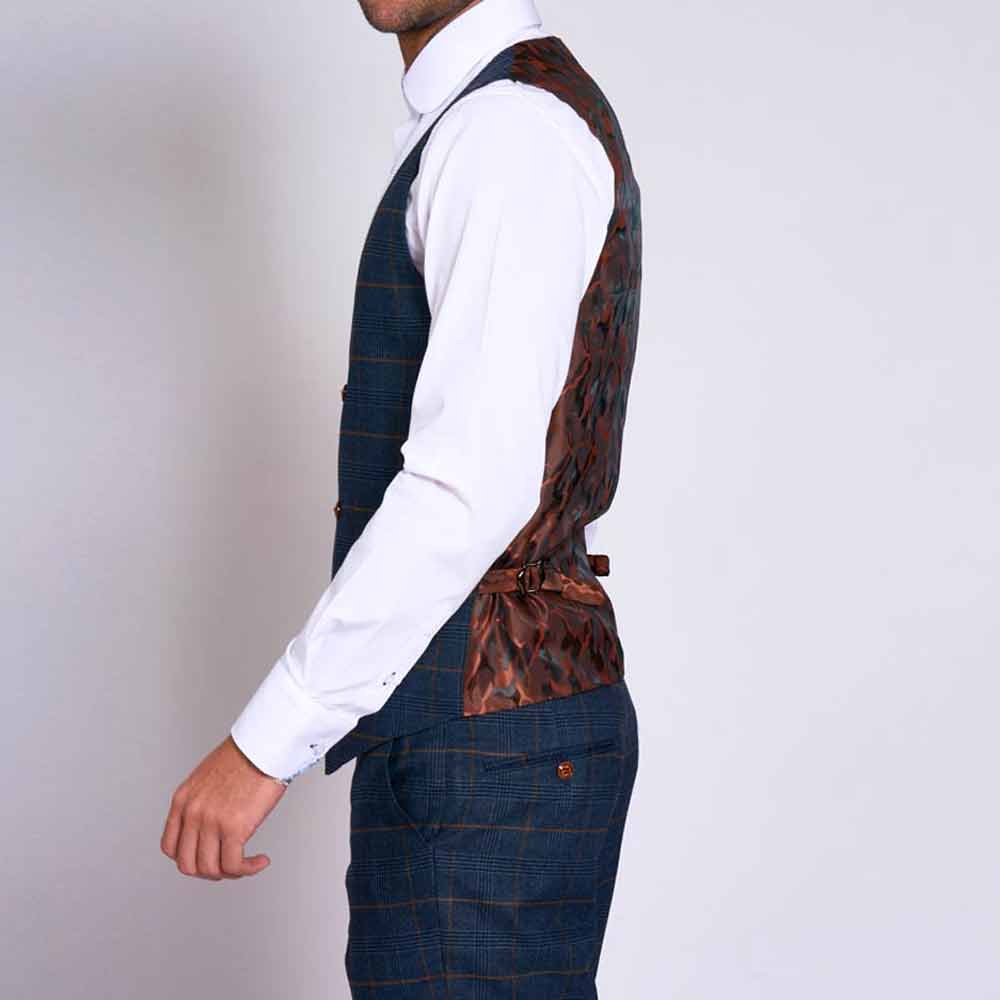 Marc Darcy Jenson Marine Navy Waistcoat