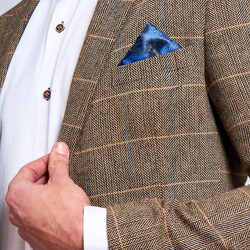Marc Darcy Ted Tan Tweed Jacket v1