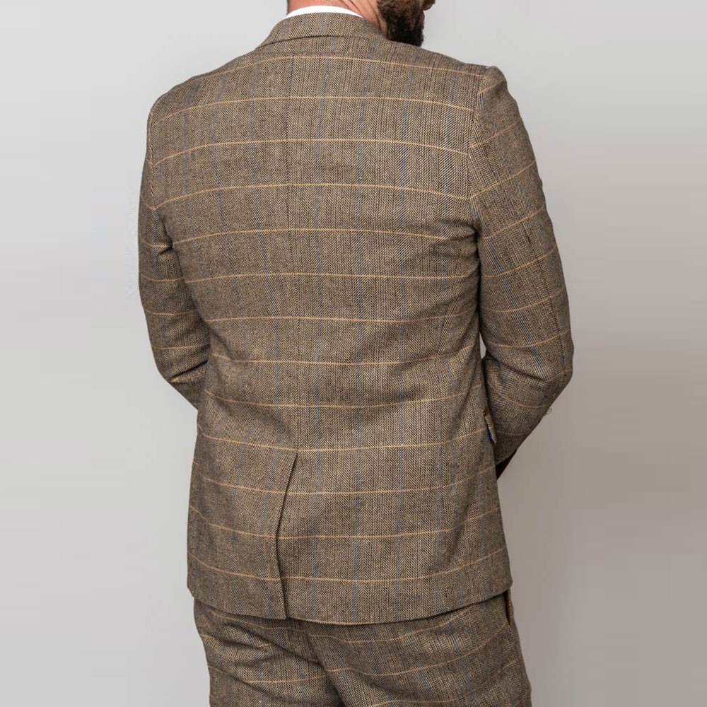 Marc Darcy Ted Tan Tweed Jacket 4