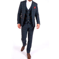 Marc Darcy Eton Tweed Check Blazer