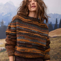 Oui Striped Wool Pullover