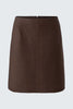 Oui Wool Skirt - Chocolate Torte