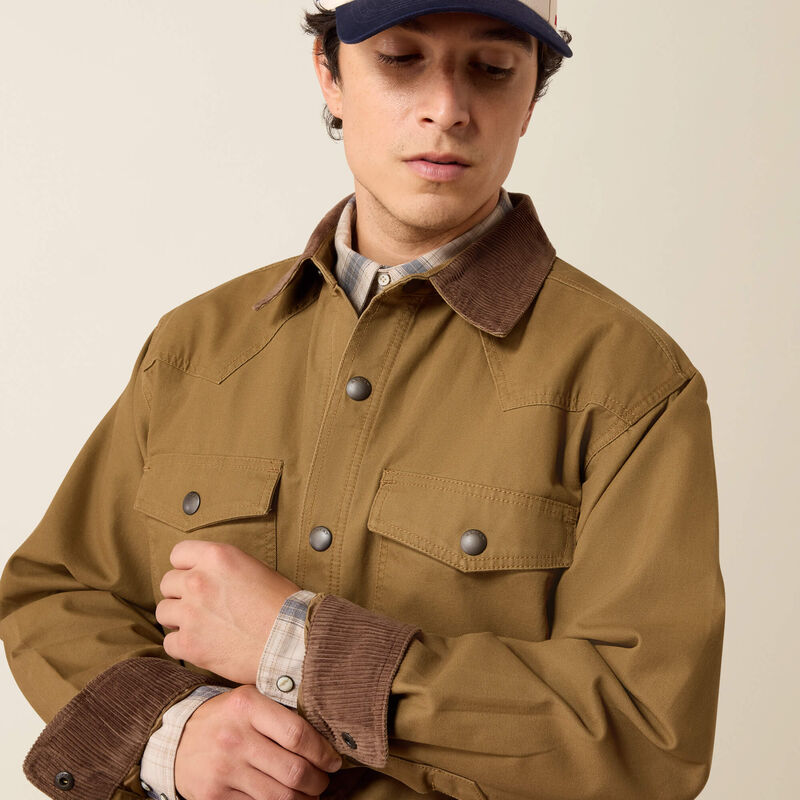 Ariat Mens Retro Canvas Shirt Jacket