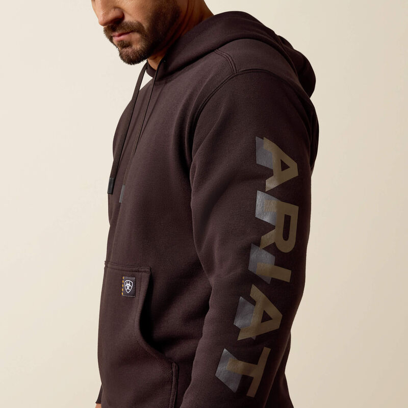 Ariat Mens Rebar Logo Hoodie