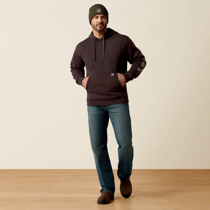 Ariat Mens Rebar Logo Hoodie