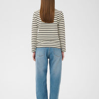 In-Wear Dellaiw T-Shirt Whisper White/Black Stripe
