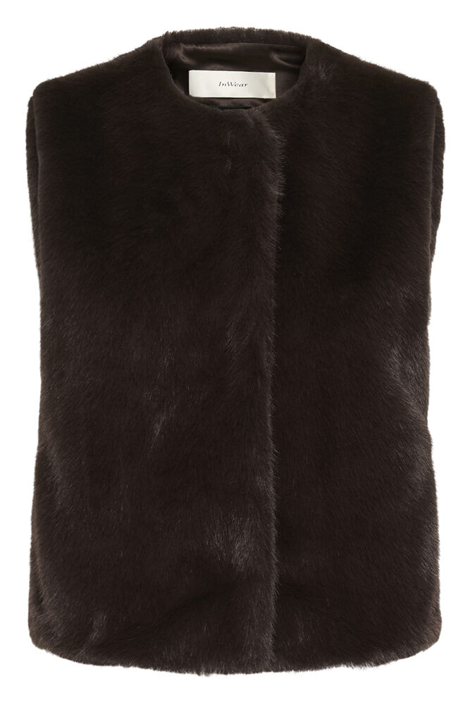 InWear Zabelleiw Waistcoat - Chocolate Brown