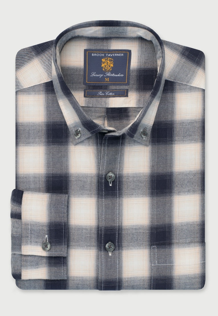 Brook Taverner Cotton Check Shirt