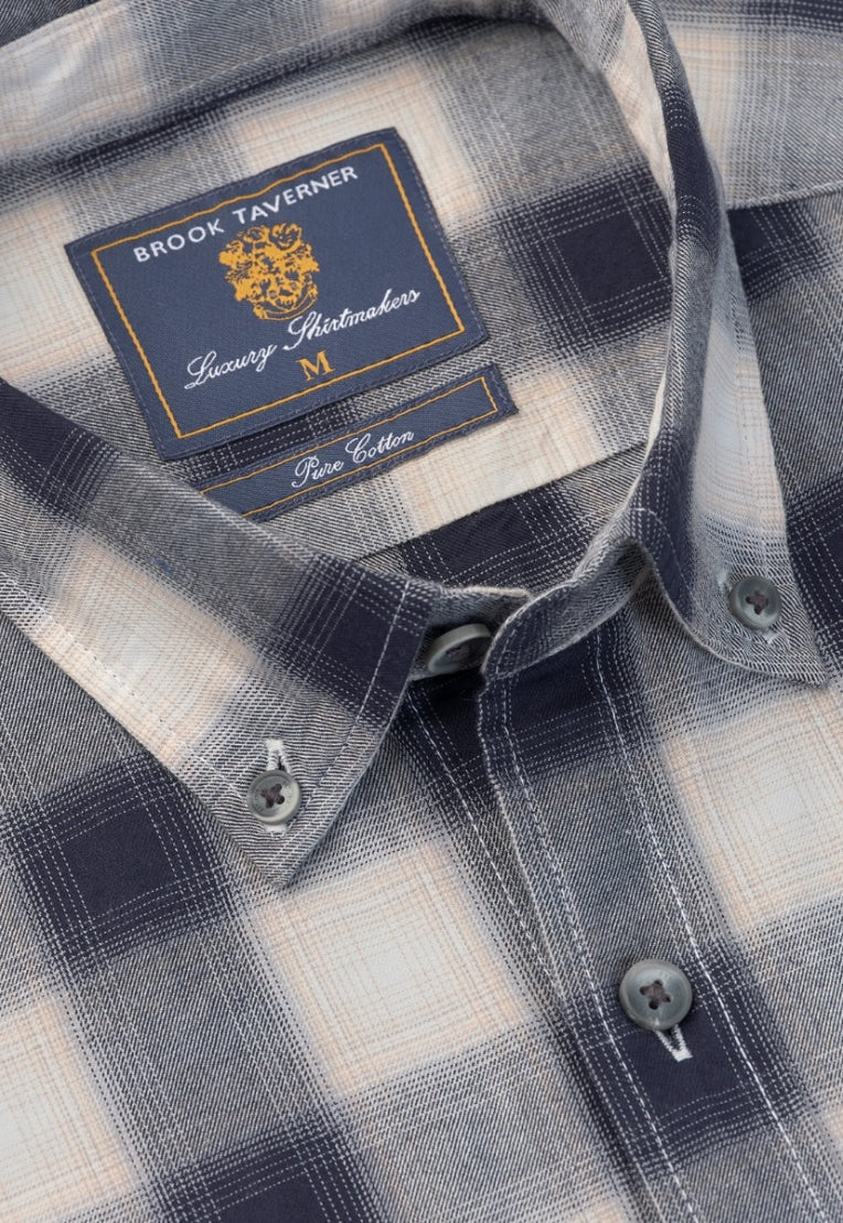 Brook Taverner Cotton Check Shirt
