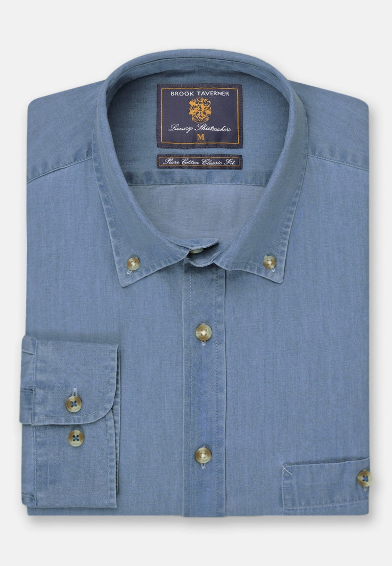 Brook Taverner Bridport Chambray Shirt