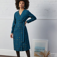 Nomads Spot Print Wrap Dress