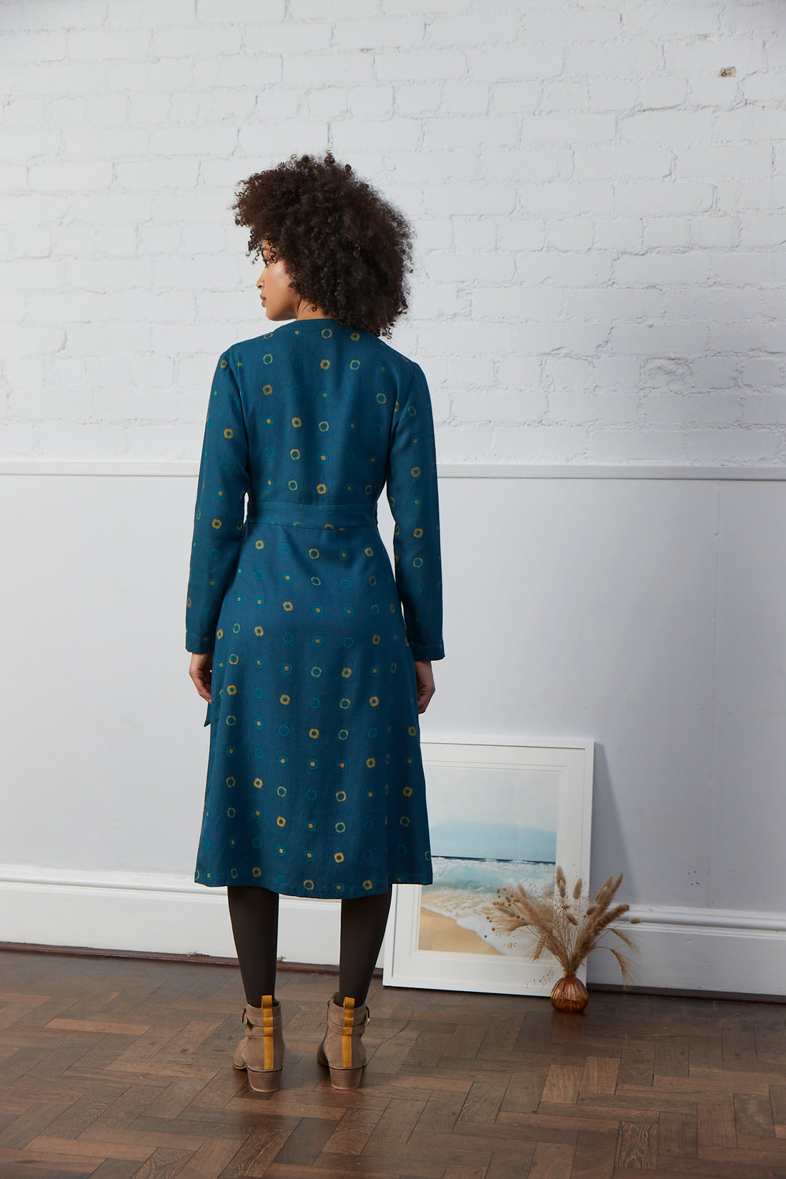 Nomads Spot Print Wrap Dress -30% at Checkout