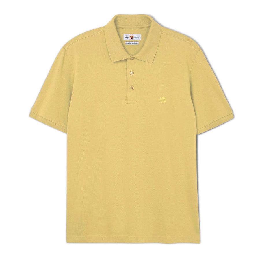 Alan Paine Fritton SS Polo T-Shirt Lemon