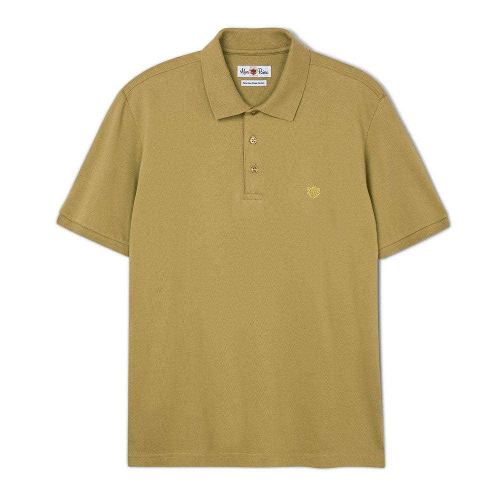 Alan Paine Fritton SS Polo T-Shirt Olive